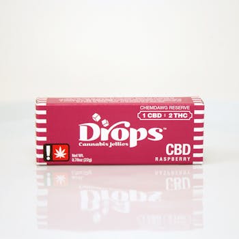 (CBD) Raspberry (1:2) 46.16mg THC/24.34mg CBD(Net.Wt.7.9g/0.28oz)